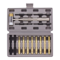 Professional Roll Pin Punch Set & Hammer Accessories with Brass, Steel, Plastic Punches and Interchangeable Hammer Head. 