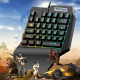 One-Handed Gaming Keyboard Rgb Backlit Portable Keypad - Compact And Ergonomic Keyboard For Gamers.