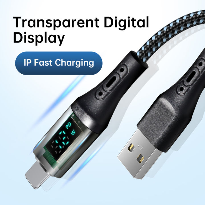 SFREE%20Shipping%20Transparent%20dynamic%20Digital%20Display%20Cable%20Type-C%20To%20Lightning%20PD27W%20Fast%20Charging%20Data%20Cable%20compatible%20For%20iphone%20uawei%20Samsung%20Xiaomi%20VIVO%20cable%20fast%20charging%20-%20Image%205