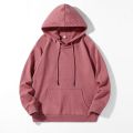KKSKY Oversize Hoodie Sweatshirts Men Cotton Basic Pullover Streetwear Hop Solid Hoodies Men Clothing Black We Pull Homme.