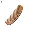 【Daily Necessities For Anyone Store】50% Hot Comb Natural Peach Solid Wood Comb Engraved Peach Wood Healthy Massage Hair Care Tool Accessoriy. 