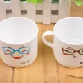 Cartoon Cup Tea Cup Compression Coffee Cups Milk Tea with Cap Cover for Kids. 