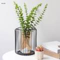 Modern Hollow Lantern Candle Holder Candlestick Vintage Light Candle Stand for L 18cmx21cm.