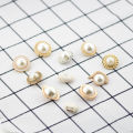 Pearl buttons, coat buttons, round small fragrance shirts, women's decorative buttons, clothes, cardigans, shirts, metal buttons.