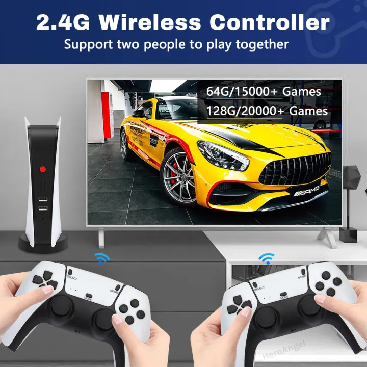NEW%20M5-PS5%20Game%20Console%20Video%20Gamebox%2020000%20Retro%20Arcade%20Games%20Built-in%20Speaker%202.4G%20Wireless%20Controller%20FOR%20PS1/CPS/FC/GBA%20-%20Image%203