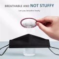 In Stock 10/50 Pcs Disposable Non-woven 3-layer Face Mask Anti Dust Breathable Mask Elastic Earband Adult Black Protective Masks.