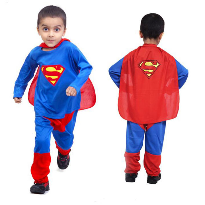 Supeume%20for%20Kidsr%20Man%20Dress%20Super%20Man%20Cost%20-%20Image%204