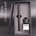 Blac Forest  High quality fountain pen Black Forest Excellent Titanium Nib EXTRA FINE TIP 0.38 MM. 