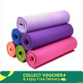 6mm Eco Friendly Anti-Slip Exercise Yoga Mat with Carrying Strap Blue Green Purple Pink.