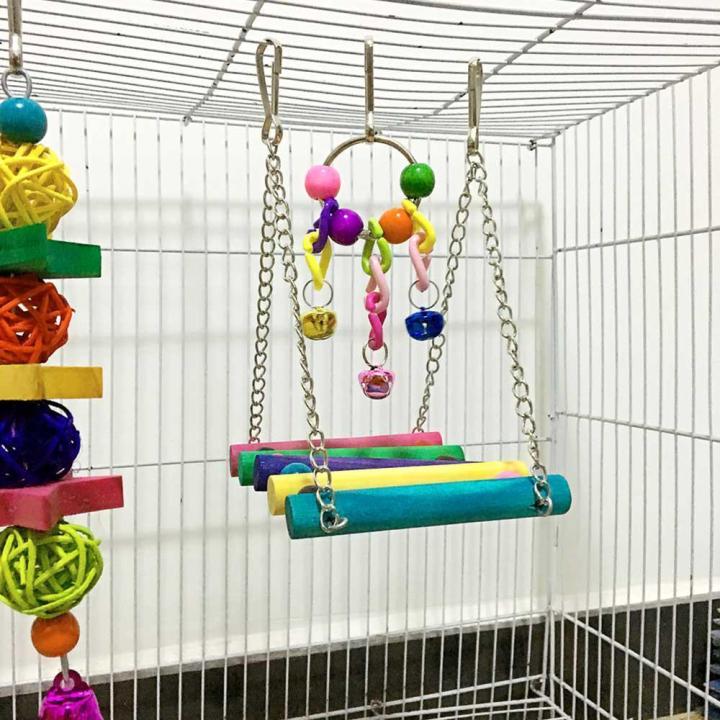 Bird%20Toys,%20Parrot%20Cage%20Hammock%20Hanging%20Bell%20Toy%20Colorful%20Swing%20Bell%20String%20Rattan%20Ball%20Bite%20String%20Toy%205pcs%20-%20Image%208