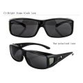 Polarization Goggles Plus Big Frames Fashion Flexible Sunglasses Men Polarized Lens Driving Sun Glasses Windbreak Eyewear UV400. 