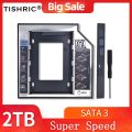 Laptop DVD to 2nd SSD/HDD Caddy Hard Drive Enclosures 12.7mm-Black. 