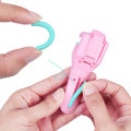 Mini Eyelash Curler Fits All Eye Shapes Eyelash Comb Go Curl Portable Eyelash Curler for Travel Eyelash Makeup Tools Set. 