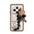 Anti-knock Waterproof Phone Case For Redmi A4 5G/14C 5G/Xiaomi Poco M7 5G Cartoon Back Cover soft case Bear bracelet.
