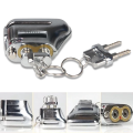 Acid Proof Double Key Blue Box Motorcycle Disc Lock Hydraulic Lock Bike Safety Lock Rust Proof AR TRADE. 