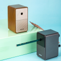 Deli E71160 Retro Speaker Styling Rotary Pencil Sharpener. 