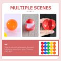 ♚ 50 Pcs Plastic Colored Festival Balls Plastic Fillable Balls Printed Pong Balls Gumball Machine Balls Lottery Balls Plastic Lottery Balls Party Game Balls.