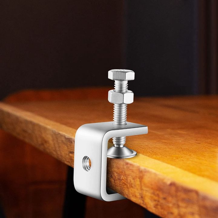 JAERBEE%20C%20Clamp%20Mini%20Clamp%201%20Inch%20Heavy%20Duty%20Metal%20U%20Clamps%20with%20Stable%20Wide%20Jaw%20Opening%20for%20Mounting%20Metal%20Working%20Woodworking%20-%20Image%204