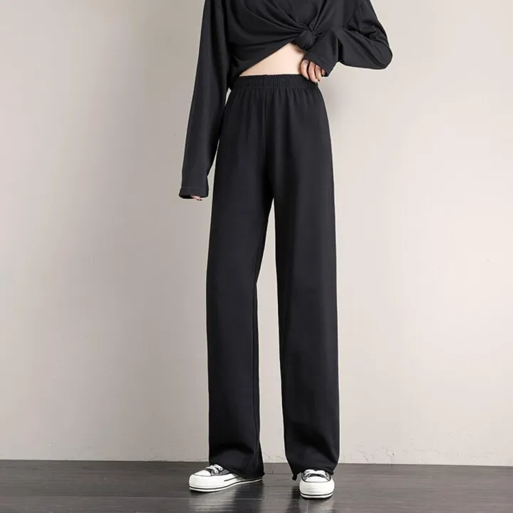 Women's pants female streetwear joggers oversize high waisted Korean style Fashion wide leg sweatpants baggy