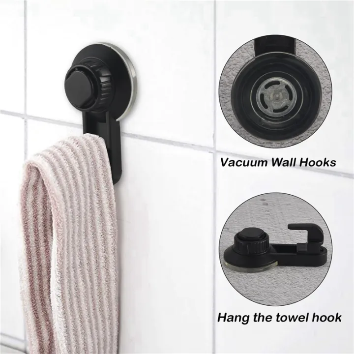 PDTYMWNG%204%20Pcs%20Suction%20Cup%20Hooks%20Powerful%20Suction%20Cup%20Bathroom%20Hooks,Vacuum%20Wall%20Hooks%20for%20Towel,Waterproof%20Shower%20Hooks%20-%20Image%205
