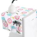 Waterproof Fridge Cover Anti-dust PEVA Printed Pattern Cloth Cloth Cover Dustproof Refrigerator With Machine Storage Washin B8R4.