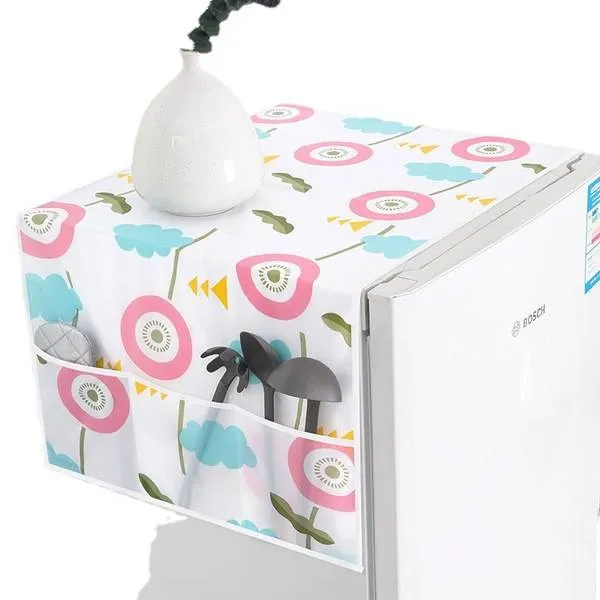 Waterproof%20Fridge%20Cover%20Anti-dust%20PEVA%20Printed%20Pattern%20Cloth%20Cloth%20Cover%20Dustproof%20Refrigerator%20With%20Machine%20Storage%20Washin%20B8R4%20-%20Image%202