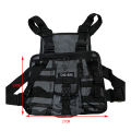 CCRXRQ Hip-hop Streetwear Men Chest Bags 2023 New Fashion Unisex Tactical Vest Backpacks Multi-function Sport Travel Chest Pack. 