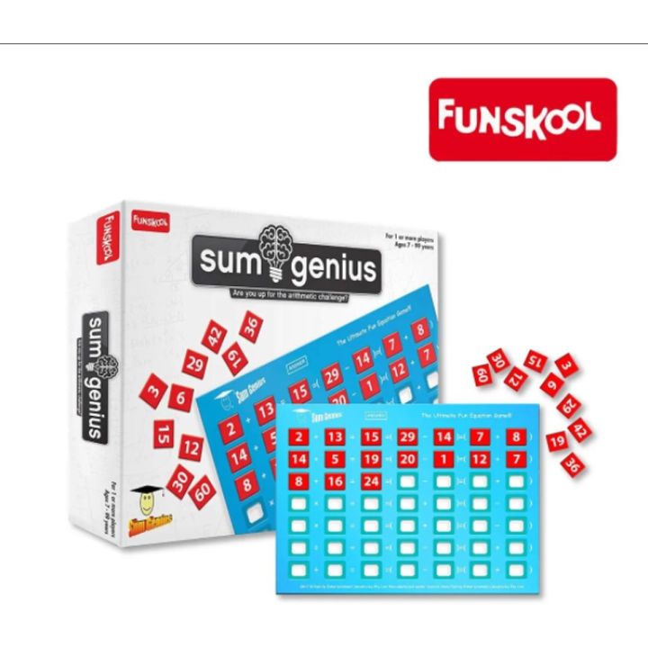 Funskool Games Sum Genius Educational Game For Children Maths The
