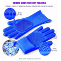 Silicone Dish Washing Kitchen Hand Gloves 2pcs - Gold Palace.