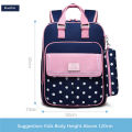purple school bags for kids plaid book bag pink waterproof School backpacks for girls large capacity backpack with many pockets. 
