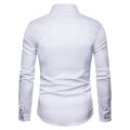 Retro Floral Shirts Men New 2018 Luxury Rose Embroidery Dress Shirt Long Sleeve Chemise Homme Social Streetwear Hawaiian Shirt. 