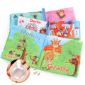 Cartoon Animal Baby Cloth Book Kids Early Learning Develop Cognize Reading Puzzle Books Parent-child Interactive Soft Rustle Sound Baby Toys. 