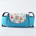 Universal Stroller Organizer With Insulated Cup Holder Phone Bag Stroller Hanging Bag Multi-Pocket Storage Bag. 