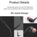 Awei ES-10TY Wired Headphones With Mic Metal 3.5mm In-Ear Earphones Super Bass Stereo Sports Headset For Mobile Phone Earbuds. 