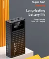Upmax 50000mAh / 30000mAh Power Bank PD27W+ QC22.5W High-Speed Charging with 4 USB/Type-C Ports and LCD Display & 3 Month Warranty.