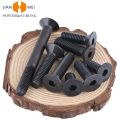 50/20/10/5pcs M1.6 M2 M2.5 M3 M4 M5 M6 M8 Black Grade 10.9 Hexagon Hex Socket Head Flat Countersunk Allen Bolt Screw. 
