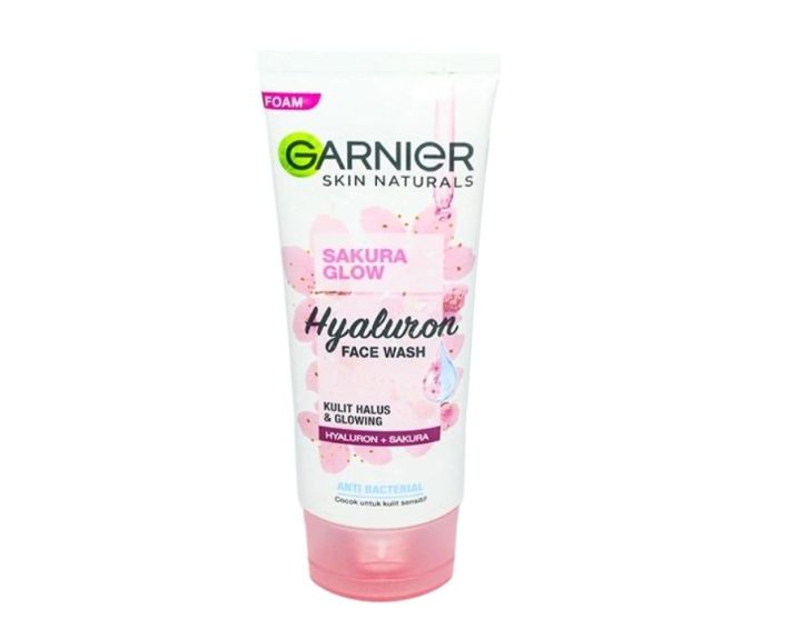 International Garnier Skin Naturals Sakura Glow Hyaluron Face Wash, 100ml