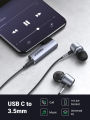 UGREEN USB C to 3.5mm Headphone Adapter, Type C Dongle Audio Jack Converter with DAC Chip Compatible for Galaxy Note20 Ultra/Note20/S20/Note10/S10, Pixel 4 3 2 XL, iPad Pro 2020/2018, OnePlus and More.