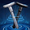 New Adjustable Safety Razor Mens Folding Shaving Double Edge Classic Safety Titanium Coated Blades Shaver Razor Blade.