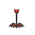 1PCS Red Bat Belly Piercing Jewelry 14G Black Moon Belly Button Ring Rose Flower Navel Ring Barbell Piercing Ombligo For Women.