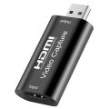 Capture Card 4K HD to USB2.0 Capture Card Video Record Box 1080P@30Hz Camera Recording Live Streaming.