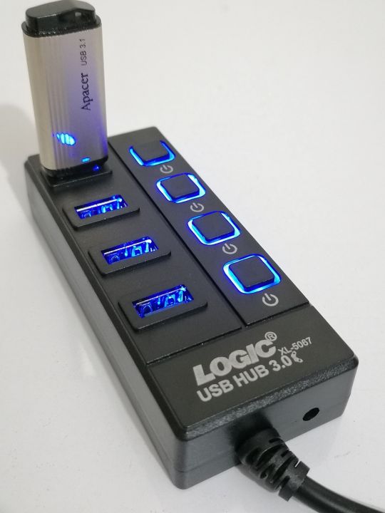 Logic%204%20Ports%20Usb%203.0%20Hub%20Led%20Usb%20Hub%20With%20Switch%20Super%20Speed%205Gbps%20-%20Usb%20Hub%20-%20Expand%20Your%20Usb%20Connectivity%20Options%20With%20This%20High-Speed%204-Port%20Usb%203.0%20Hub%20-%20Image%202