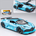 【GlobalGlamour】New 1/32 Bugatti Divo uper port Car Model Alloy Car Model imulation ound Pull Back Car Kid Toy Car - car toy. 