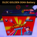 DLDC Golden 30Ah Battery / 12 Volt 30Ah Batteyry For IPS, UPS , Inqbiter Machine, DC Motor Pump Etc.. 