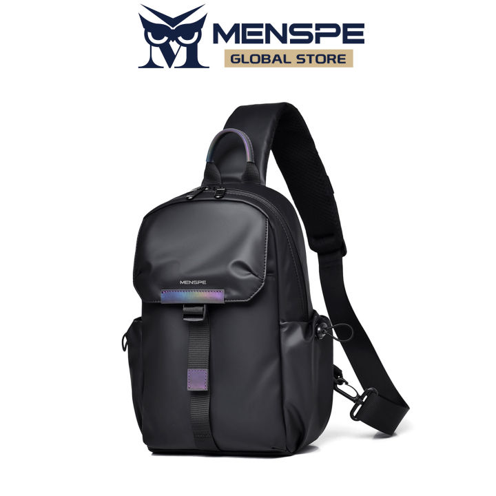 MENSPE Fashion Men Crossbody Bags Chest Bags for Men Sling Bag Fashion Pouch Bag Travel Shoulder Bag Casual Chest Bag Fashion Shoulder Bag Waterproof Casual Sport Street Bag