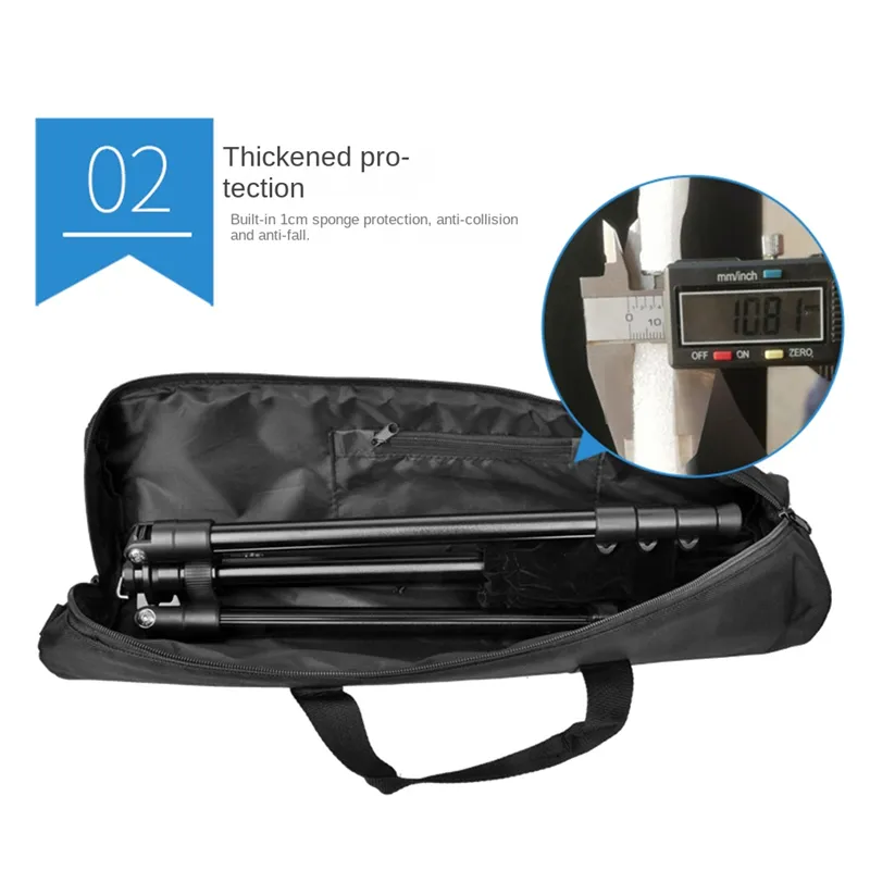 Bolsa De Transporte Para Trípode - De Nailon Impermeable, Con Correa Ajustable, Para Trípodes De 40 A 120 Cm, Color Negro