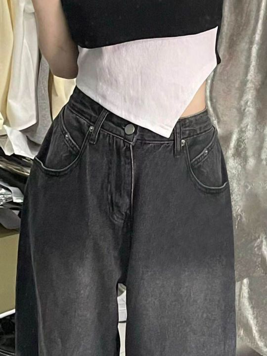 Large%20Size%20Straight%20Jeans%20for%20Fat%20Girls%20Spring%20and%20Autumn%20New%20American%20StylevibeFenggao%20Street%20Slimming%20and%20Wide%20Leg%20Mop%20Pants%20-%20Image%205