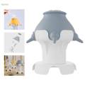Pet Milk Bowl Pets Nursing Bottle Anti Choking 5 Nozzles Nursing Station Gray Hollow Base. 