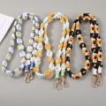 Sweet Woven Cotton Rope Cellphone Lanyard Long Style Hangneck Mobile Phone Chain For Women Girls Phone Case Clip Chain Jewelry. 