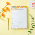 Tear-off Meal Planner Weekly Organizer Desk-friendly Structured Layout Grocery List Refrigerator Magnet Pre-printed Magnetic Notepad for Home Management Meal Prep Busy Families Grocery Shopping Diet. 